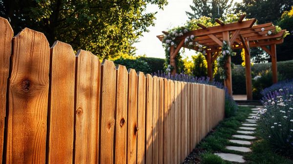 Idées de structures en bois : pergolas et clôtures extérieures