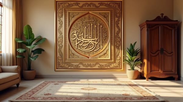 Transformez votre décoration avec un tableau islam unique