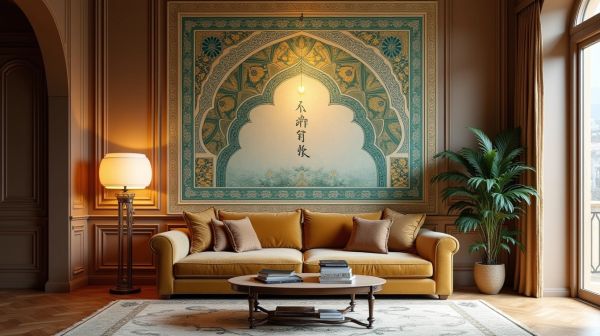 Transformez votre décoration avec un tableau islam unique